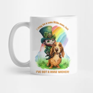 Little Leprechaun with a Huge Wiener Mug